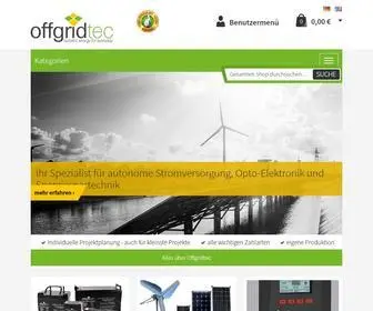 Offgridtec.com(Offgridtec Shop) Screenshot