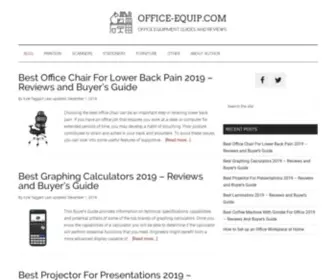 Office-Equip.com(Office Equipment Guides and Reviews) Screenshot