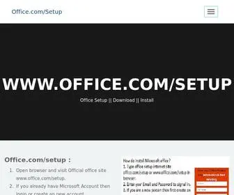 Office-Office-Com.com(Setup Office) Screenshot