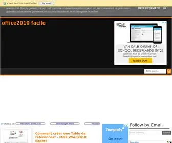 Office2010-Facile.com(Office2010 facile) Screenshot