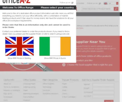 Officea-Z.com(Officea Z) Screenshot