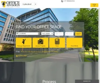 Officeadvisor.in(Office Space for Lease in Hyderabad) Screenshot