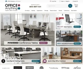 Officeanything.com(Office Furniture For Sale) Screenshot