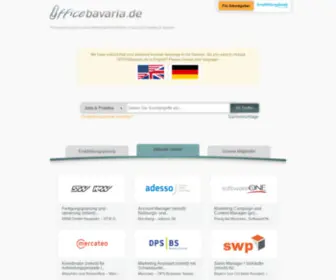 Officebavaria.de(Bietet Stellen aus dem kaufmännischen bzw) Screenshot