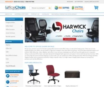 Officechairsonsale.com(Office Chairs and Furniture On Sale) Screenshot