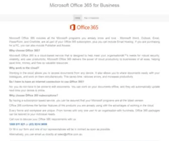 Office.com.au(Microsoft Office 365 for Business) Screenshot