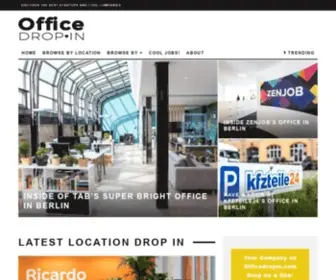 Officedropin.com(Discover the best startups & cool companies) Screenshot