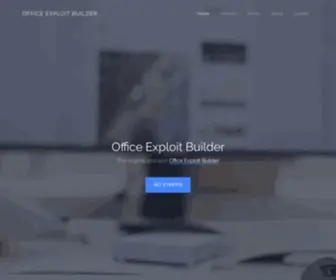 Officeexploitbuilder.com(Officeexploitbuilder) Screenshot