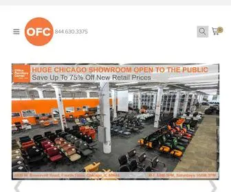 Officefurniturecenter.com(New and Used Office Furniture Chicago) Screenshot