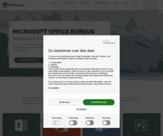Officekursus.dk(Deltag i Office Kurser i hele Danmark) Screenshot