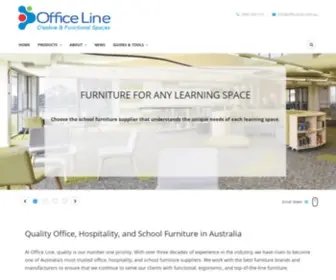 Officeline.com.au(School, Classroom, Educational & Hospitality Furniture Manufacturers) Screenshot