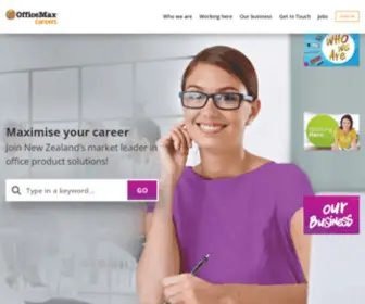 Officemaxcareers.co.nz(Officemaxcareers) Screenshot