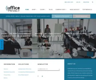 Officeprivacy.com(Office Sound Masking) Screenshot