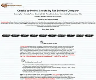 Officepro.com(Checks by Fax Software Company) Screenshot