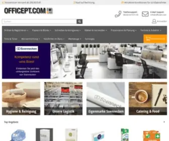 Officept.com(Bürobedarf) Screenshot