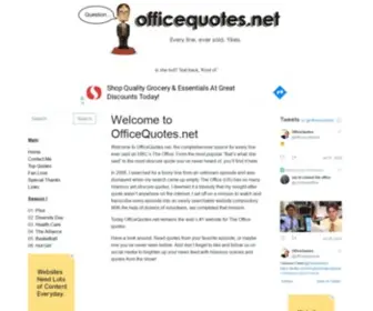 Officequotes.net(The Office Quotes) Screenshot