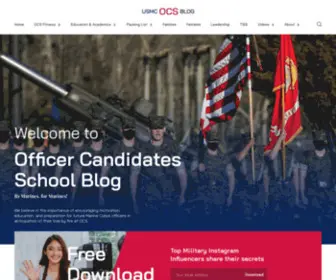 Officercandidatesschool.com(Officer Candidates School Blog) Screenshot