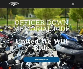 Officerdownmemorialride.com(ODMR, hosted by the Officer Down Memorial Page) Screenshot