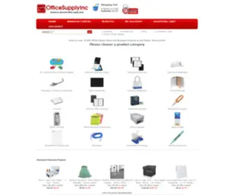 Officesupplyinc.com(Office Supply Inc Buy Office Supply and Office Products at Factory Direct Prices) Screenshot