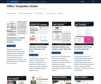 Officetemplatesonline.com(Download free Ready) Screenshot