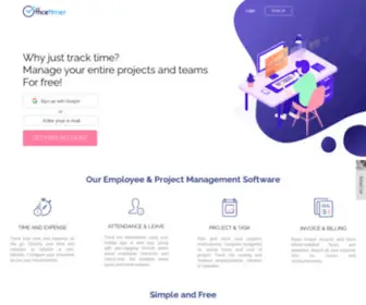Officetimer.com(Timesheet management software) Screenshot