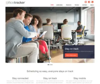 Officetracker.com(Office Tracker's Front Page) Screenshot