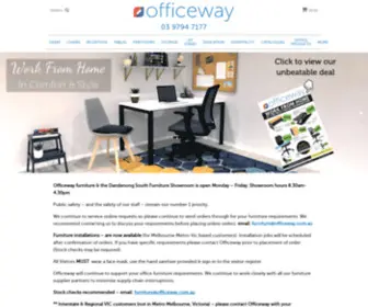 Officeway.com.au(Office Furniture Melbourne) Screenshot