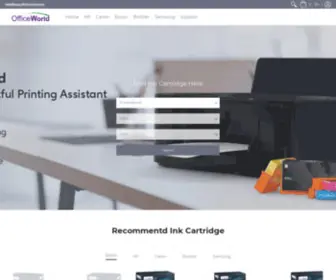 OfficeWorldink.com(Create an Ecommerce Website and Sell Online) Screenshot