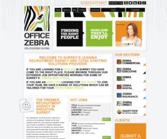 Officezebra.co.uk(Office Zebra) Screenshot