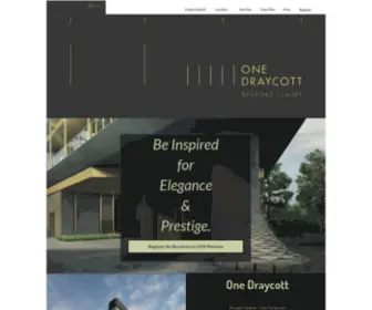 Official-Onedraycott.com(One Draycott) Screenshot