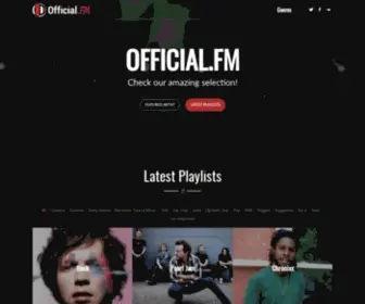Official.fm(Has done an incredible job at creating a community) Screenshot