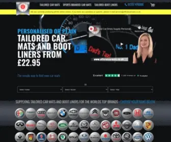 Officialcarmats.co.uk(Personalised Tailored Car Mats & Boot Mats With FREE UK Delivery) Screenshot