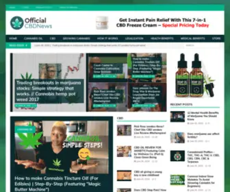 Officialcbdnews.com(CBD News) Screenshot