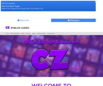 Officialcodezone.com(Roblox Codes) Screenshot