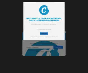 Officialcookiesmaywood.com(Cookies Strain Online Store) Screenshot