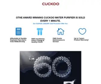 Officialcuckoo.com(Cuckoo Malaysia Water Filter) Screenshot