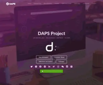 Officialdapscoin.com(DAPS Coin Official Website) Screenshot