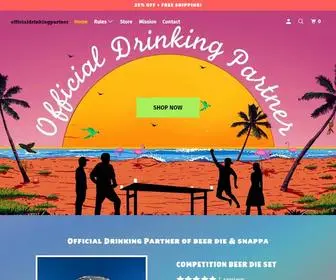 Officialdrinkingpartner.com(Official Drinking Partner) Screenshot