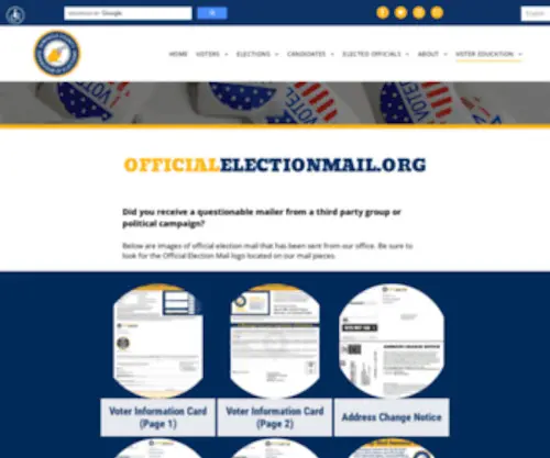 Officialelectionmail.org(Chris Anderson) Screenshot