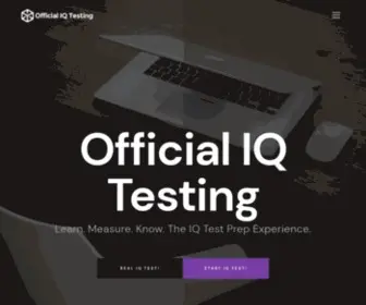 OfficialiqTesting.com(The IQ Test Prep Experience) Screenshot