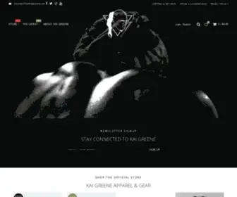 Officialkaigreene.com(The Official Website of Body Building Legend) Screenshot