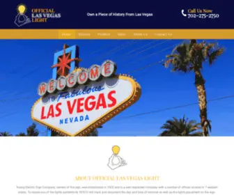 Officiallasvegaslight.com(Official Las Vegas Light) Screenshot