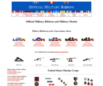Officialmilitaryribbons.com(Official United States Military Ribbons) Screenshot
