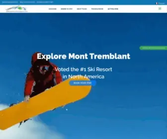 Officialmonttremblant.com(Mont Tremblant vacation guide) Screenshot