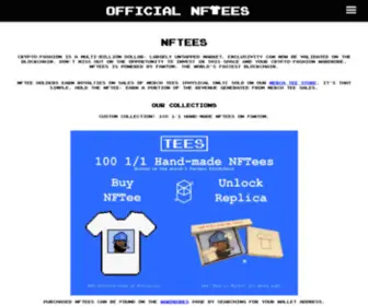 Officialnftees.com(Official NFTees) Screenshot