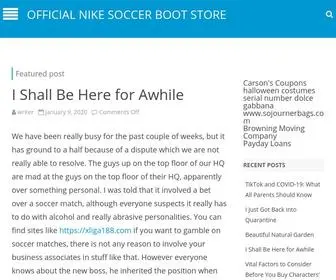 OfficialnikesoccerbootStore.us(Official Nike Soccer Boot Store) Screenshot