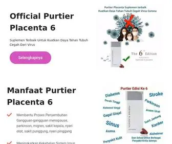 Officialpurtier.com(PURTIER Placenta) Screenshot