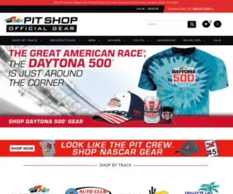 Officialracegear.com(Pit Shop Official Gear and Track Merchandise) Screenshot