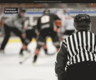 Officialsequipment.com(Hockey Referee Equipment) Screenshot