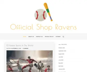 Officialshopravens.com(Official Shop Ravens) Screenshot